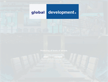 Tablet Screenshot of globaldevelopment.com